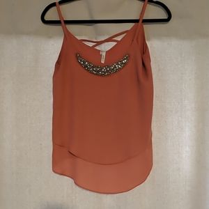 Pink tank top blouse - Maurices brand